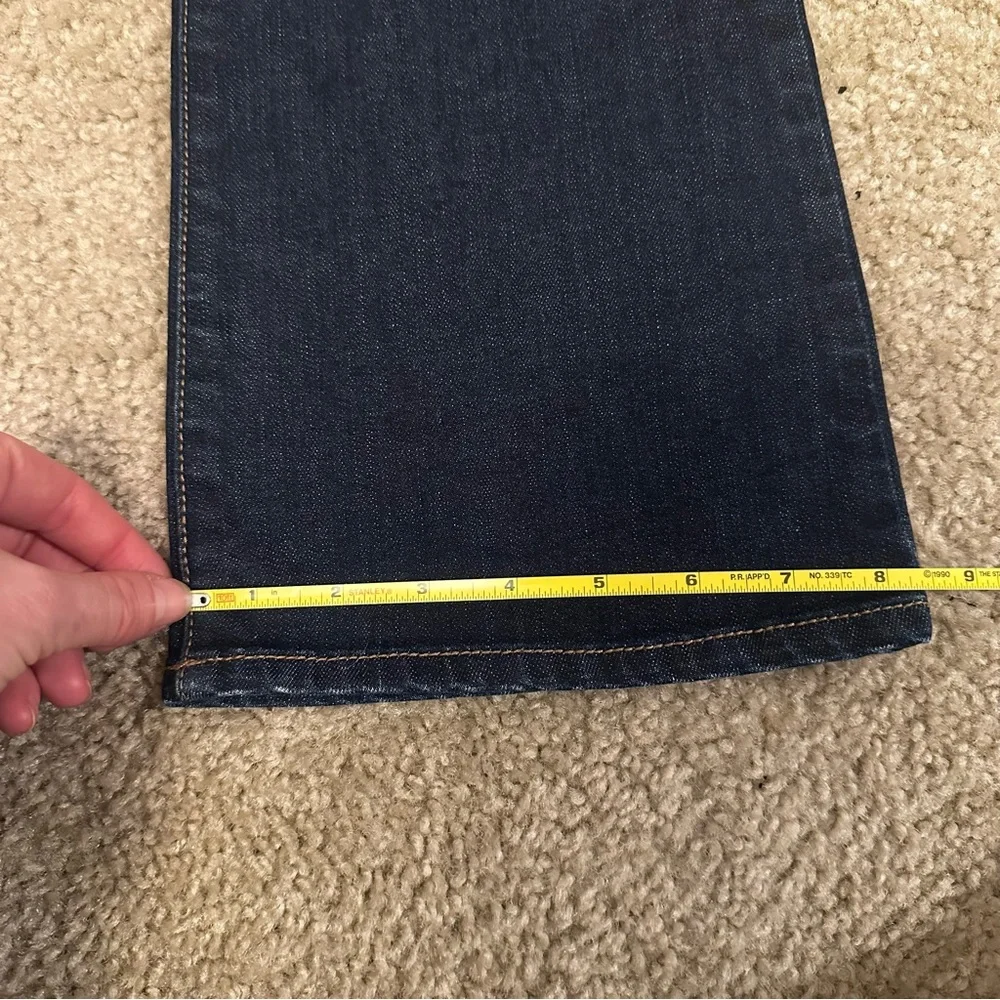 ELSE Curvy Flare Bootcut Jeans Womens 28 Blue Denim Mid Rise Stretch Pants 28x32
